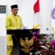 Gubernur Gorontalo, Rudy Salahuddin, memberikan sambutan pada rapat paripurna DPRD dalam rangka peringatan HUT ke-24 Provinsi Gorontalo,( Foto : Haris/berita.gorontaloprov.go.id )