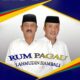 Pasangan Calon (Paslon), Rum Pagau – Lahmudin Hambali (Foto : Wakil Rakyat)