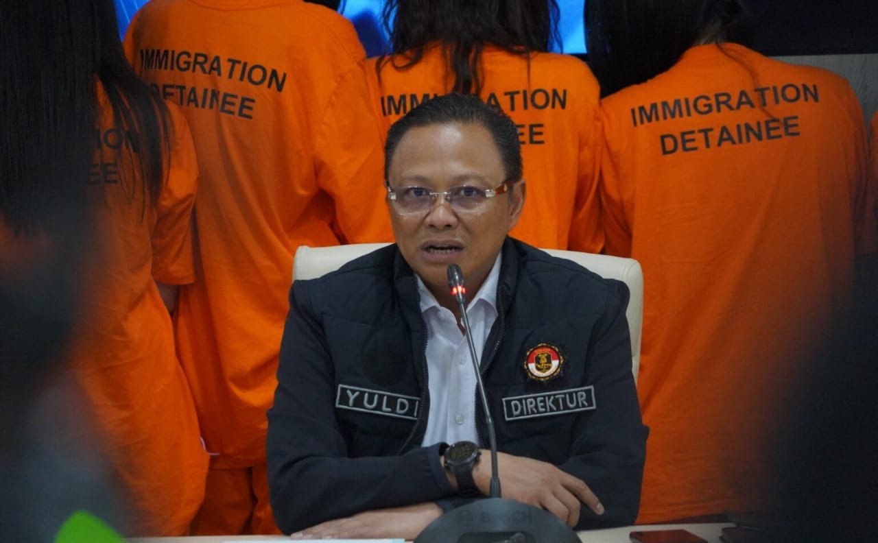 Direktur Pengawasan dan Penindakan Keimigrasian, Yuldi Yusman. ( Foto : Humas Imigrasi Gorontalo )