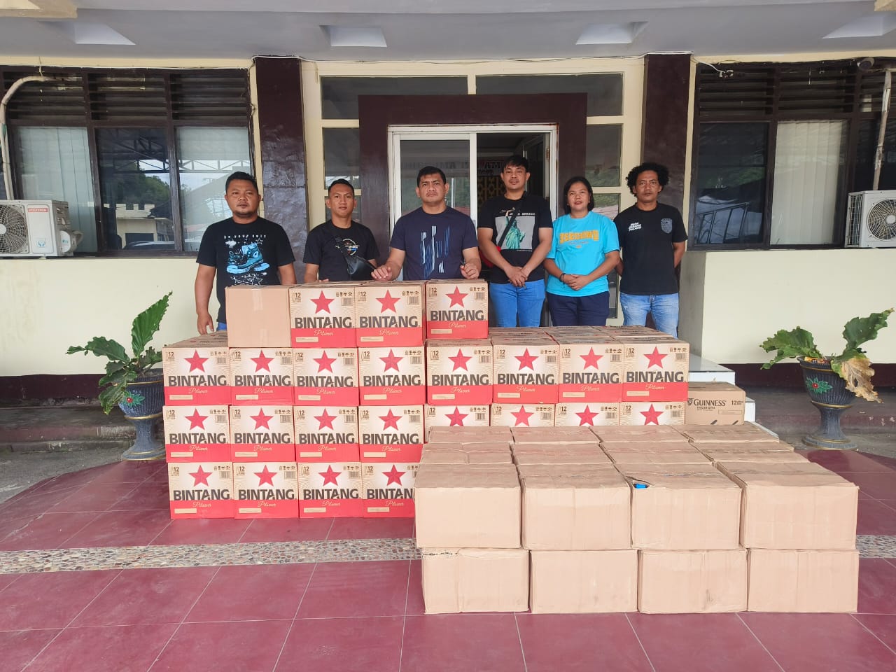 Polresta Gorontalo Kota Amankan Ratusan Dus Miras di Operasi Pekat 2024