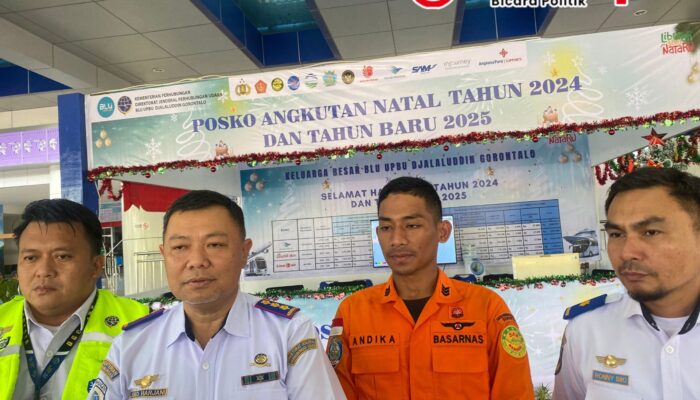 Jelang Nataru Bandara Djalaludin Gorontalo Buka Posko Terpadu, Harga Tiket Seluruh Maskapai Diskon 10%