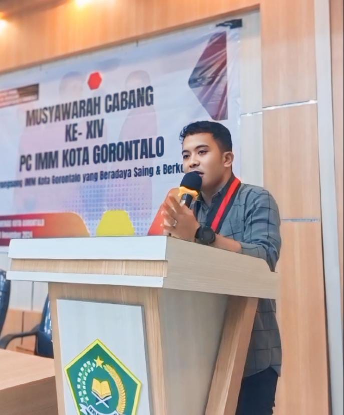 Arya Sahrain, Ketua IMM Kota Gorontalo