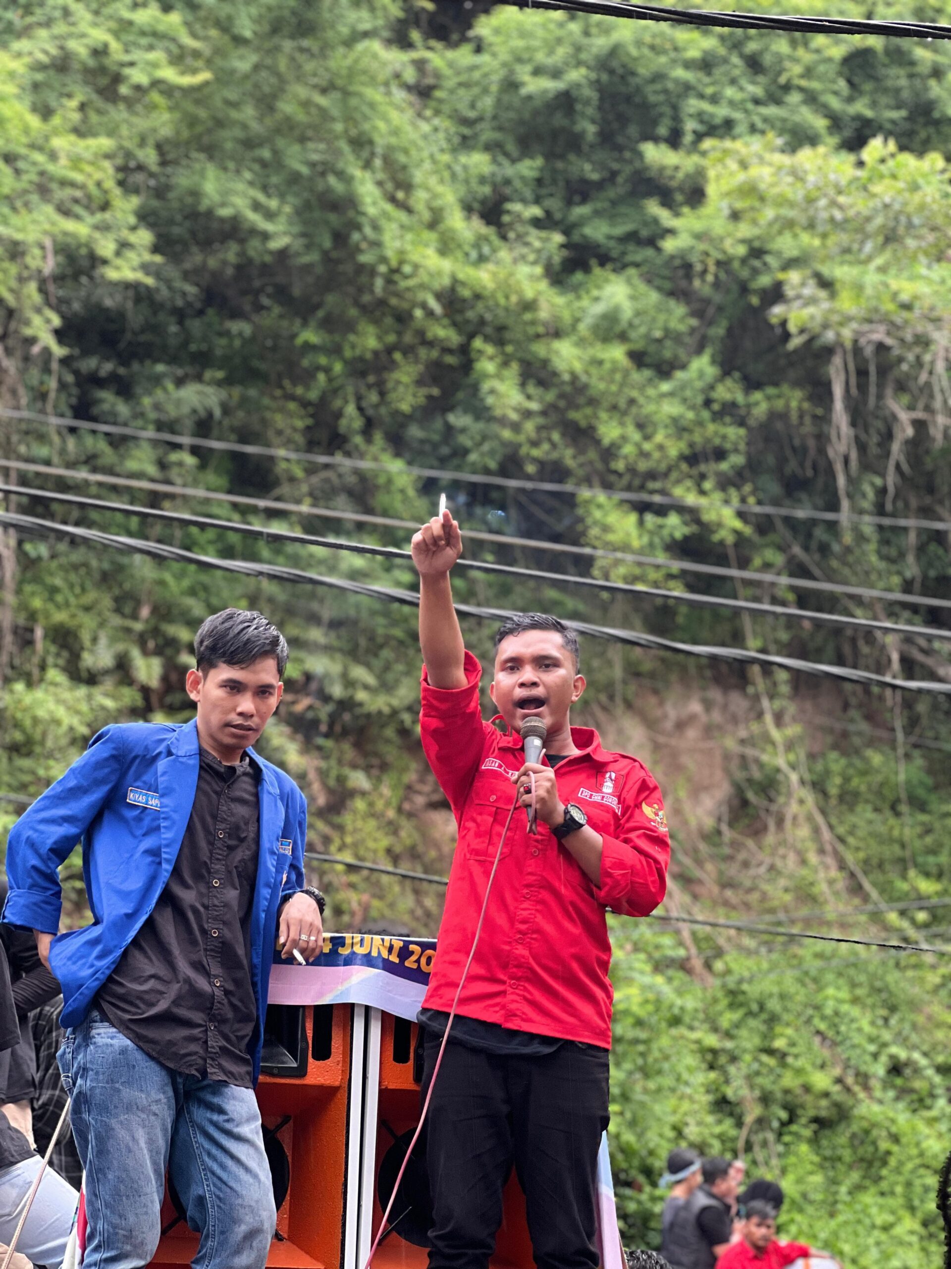 KETUA DPD GMNI GORONTALO TEGAS MENOLAK KEPUTUSAN DROP OUT DAN SKORSING MAHASISWA UNIVERSITAS BINA MANDIRI GORONTALO