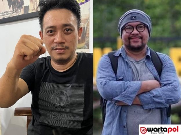 Ketua PWI Provinsi Gorontalo, Fadli Poli (kanan), Ketua PJS Provinsi Gorontalo, Jhojo Rumampuk (kiri). (kolase foto: FB Fd/JR/edit wartapol.id)