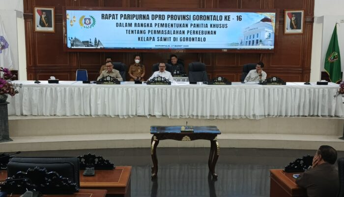 Deprov Gorontalo Bentuk Pansus, Investigasi Perkebunan Sawit Dimulai