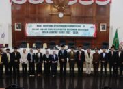 DPRD Gorontalo Gelar Paripurna Pidato Perdana Gubernur
