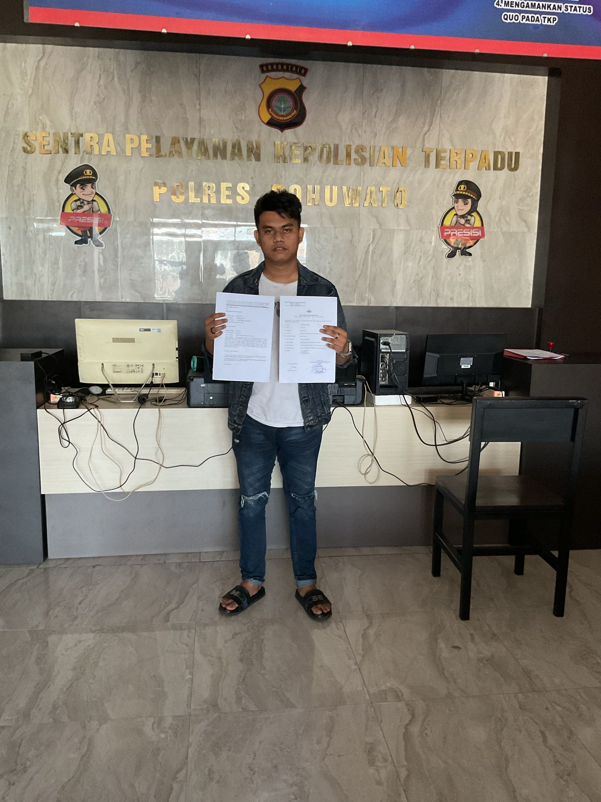 Aliansi Mahasiswa Peduli Lingkungan Laporkan Dugaan Perusakan Cagar Alam ke Polres Pohuwato