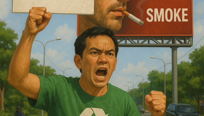 Aktivis Lingkungan Kecam Baliho Rokok di Jalan Utama Gorontalo