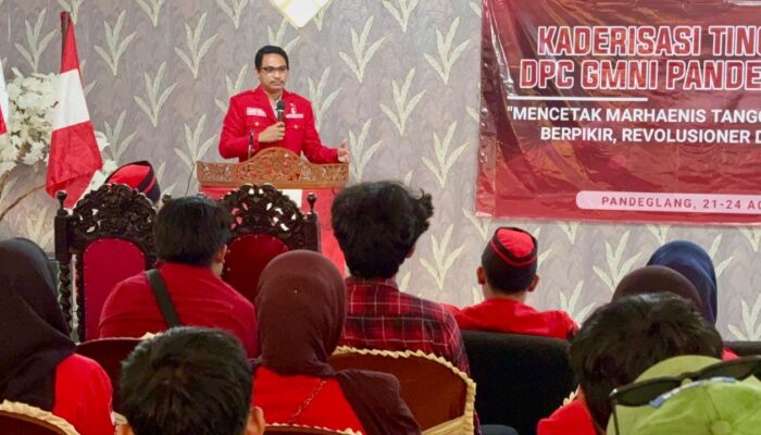GMNI Pandeglang Gelar Kaderisasi Tingkat Dasar, Sujahri Somar Tekankan Regenerasi Pejuang Marhaen