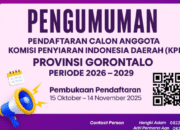 Timsel KPID Gorontalo Buka Pendaftaran Komisioner Baru, Gratis Tanpa Pungutan