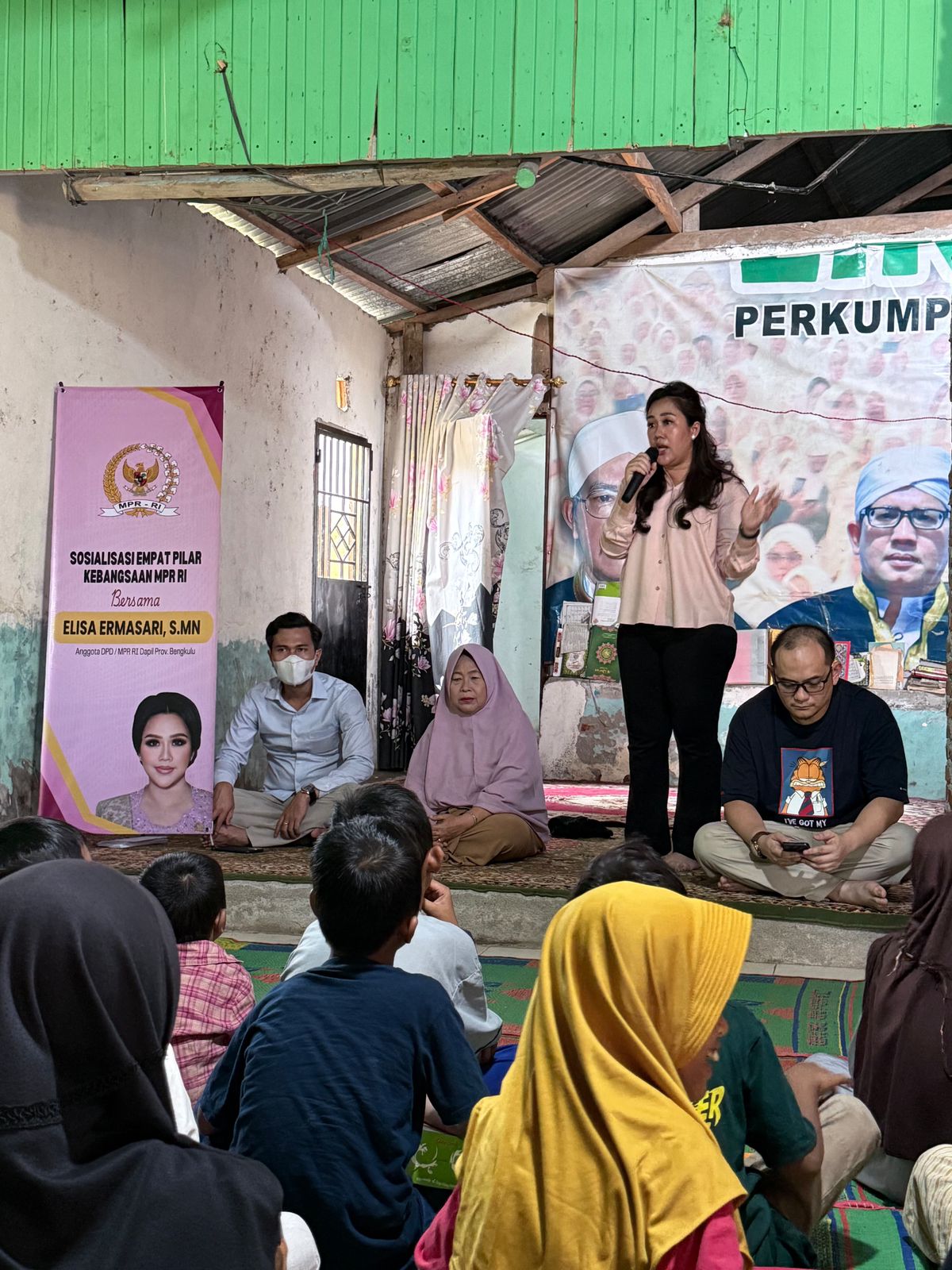 Senator Elisa Ermasari Sosialisasikan Empat Pilar Kebangsaan di Panti Asuhan Padang Serai, Tanamkan Nilai Persatuan Sejak Dini
