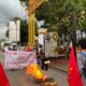 Seorang Pembunuh Tidak Pantas Menjadi Pahlawan, LMND Gorontalo Gelar Aksi Penolakan Soeharto Sebagai Pahlawan