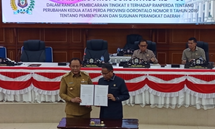 Ridwan Monoarfa: Ranperda Telah Disetujui, Tinggal Tunggu Registrasi Kemendagri