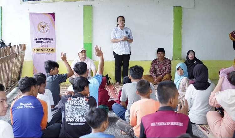 Mendekatkan Nilai Kebangsaan ke Anak Panti, Senator Elisa Ermasari, S.Mn Gelar Sosialisasi