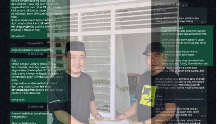 Klaim Sah Dibantah, Ahli Waris Ungkap Dugaan Kejanggalan dan Suap dalam Transaksi Lahan