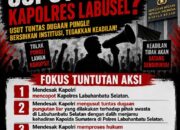 Terkait Dugaan Pungli, ALMASARSU Akan Gelar Aksi di Jakarta, Desak Kapolri Proses Hukum Kapolres Labusel Terkait Dugaan Pungli, ALMASARSU Akan Gelar Aksi di Jakarta, Desak Kapolri Proses Hukum Kapolres Labusel