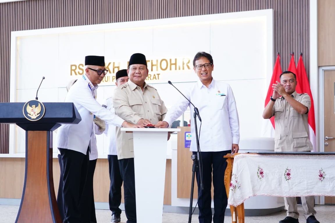 Dibangun PTPP, RSUD KH. Muhammad Thohir Krui Diresmikan Presiden Prabowo