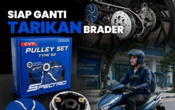 SPECTRO Perkenalkan Pulley Set Type S2, Solusi Upgrade CVT Motor Matic untuk Akselerasi Lebih Responsif SPECTRO Perkenalkan Pulley Set Type S2, Solusi Upgrade CVT Motor Matic untuk Akselerasi Lebih Responsif