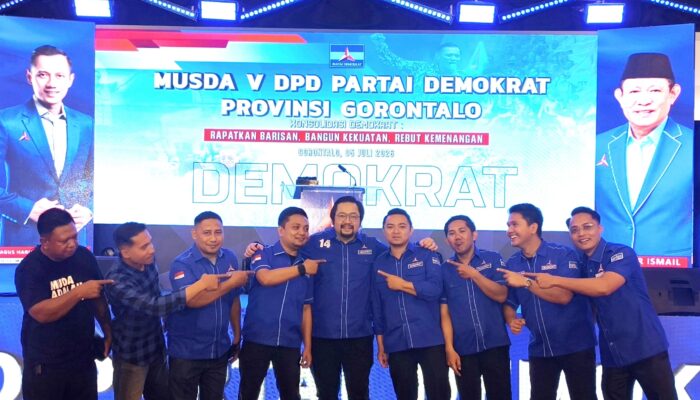 Erwinsyah Ismail Kembali Pimpin DPD Partai Demokrat Gorontalo Periode 2026–2031