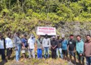 Pasang Sasi, Masyarakat Desa Larat Tegas Menolak Kehadiran (PT BBA)